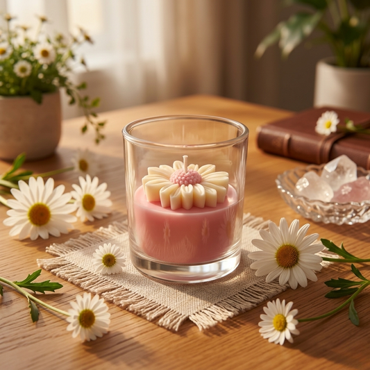 Daisy Jar Scented Candles - 72 Hours Burn Time