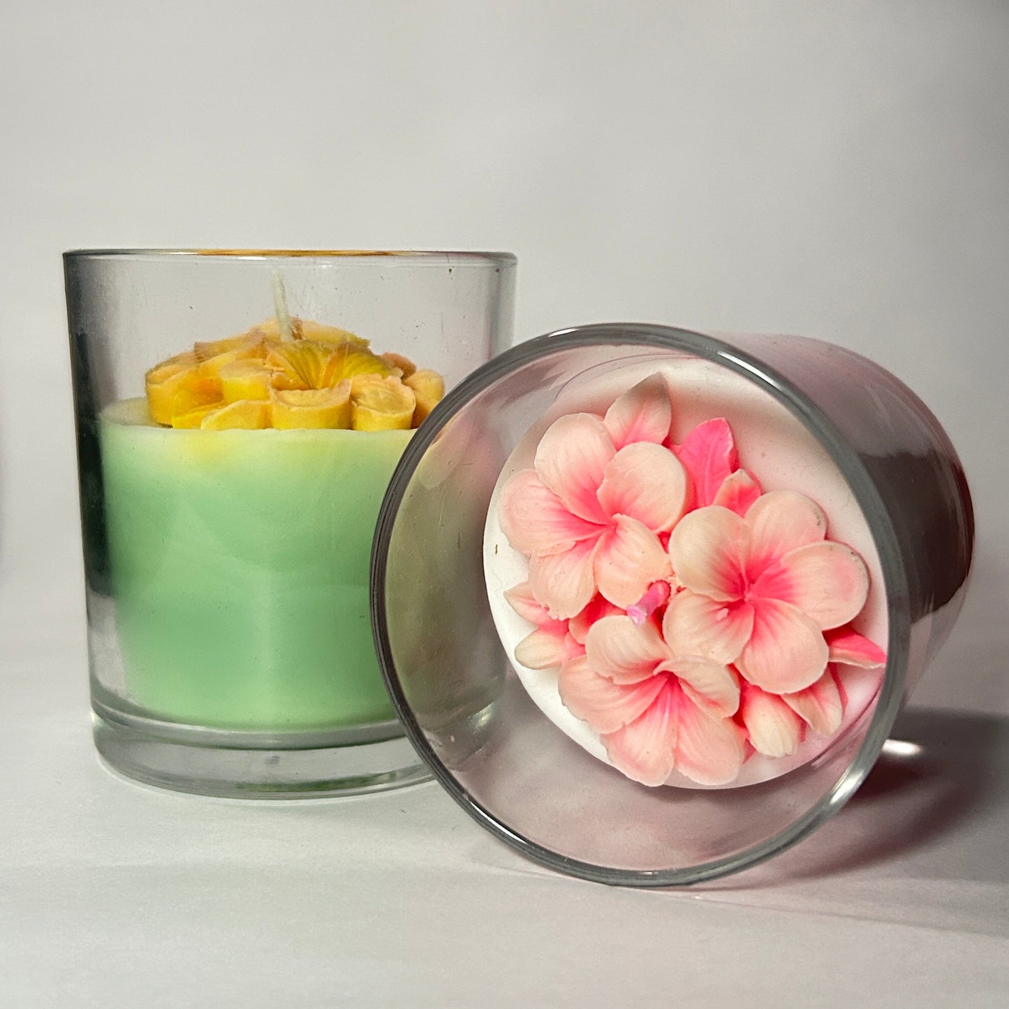 Plumeria Jar Scented Candle - 72 Hours Burn Time